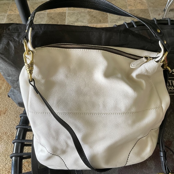 orYANY White Leather Purse NWOT - Picture 2 of 2